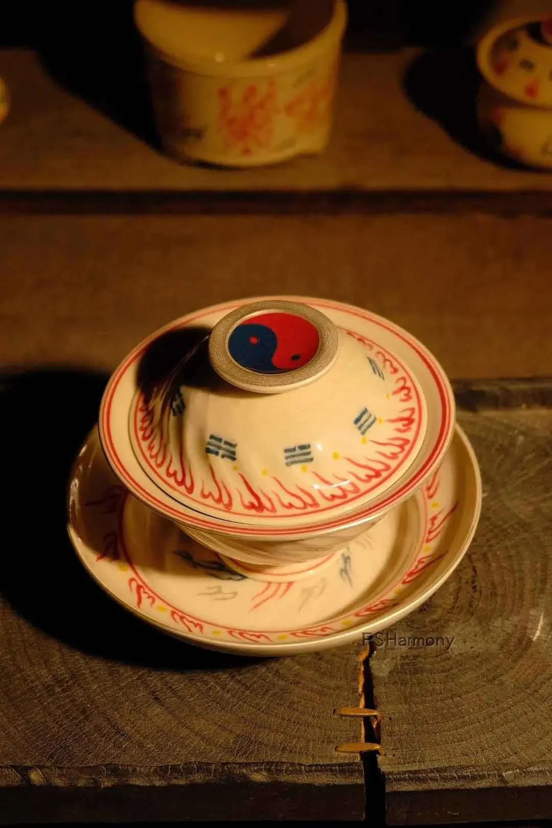 三才离火盖碗,适合喜火人士