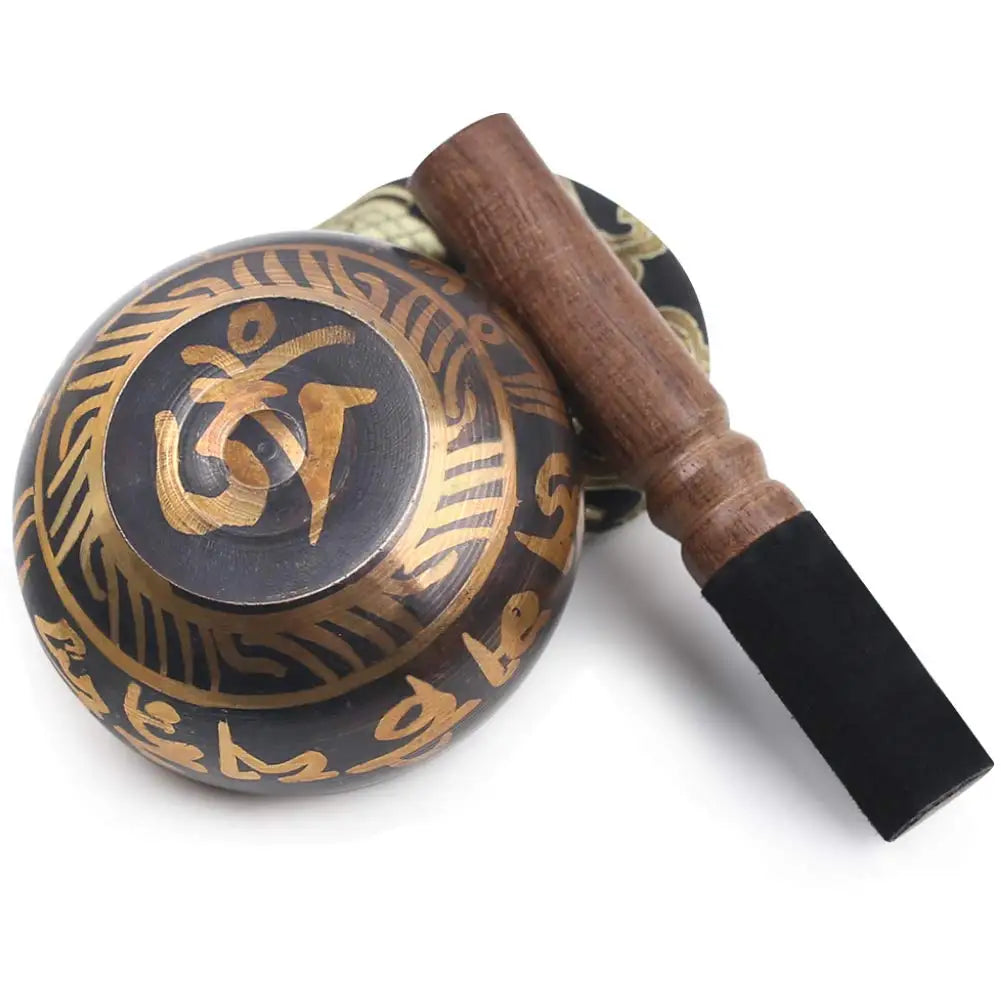 Lotus style singing bowl set unique gift helps with meditation yoga relaxation chakra healing prayer and mindfulness