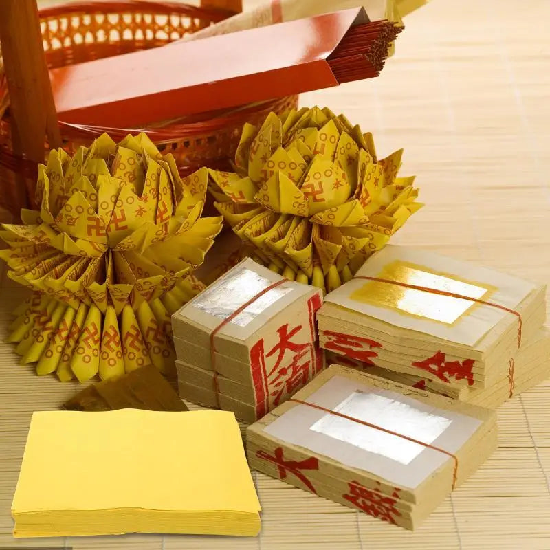 500 Pcs Sacrifice Burning Paper Transcribing Papers Sacrifice Supplies