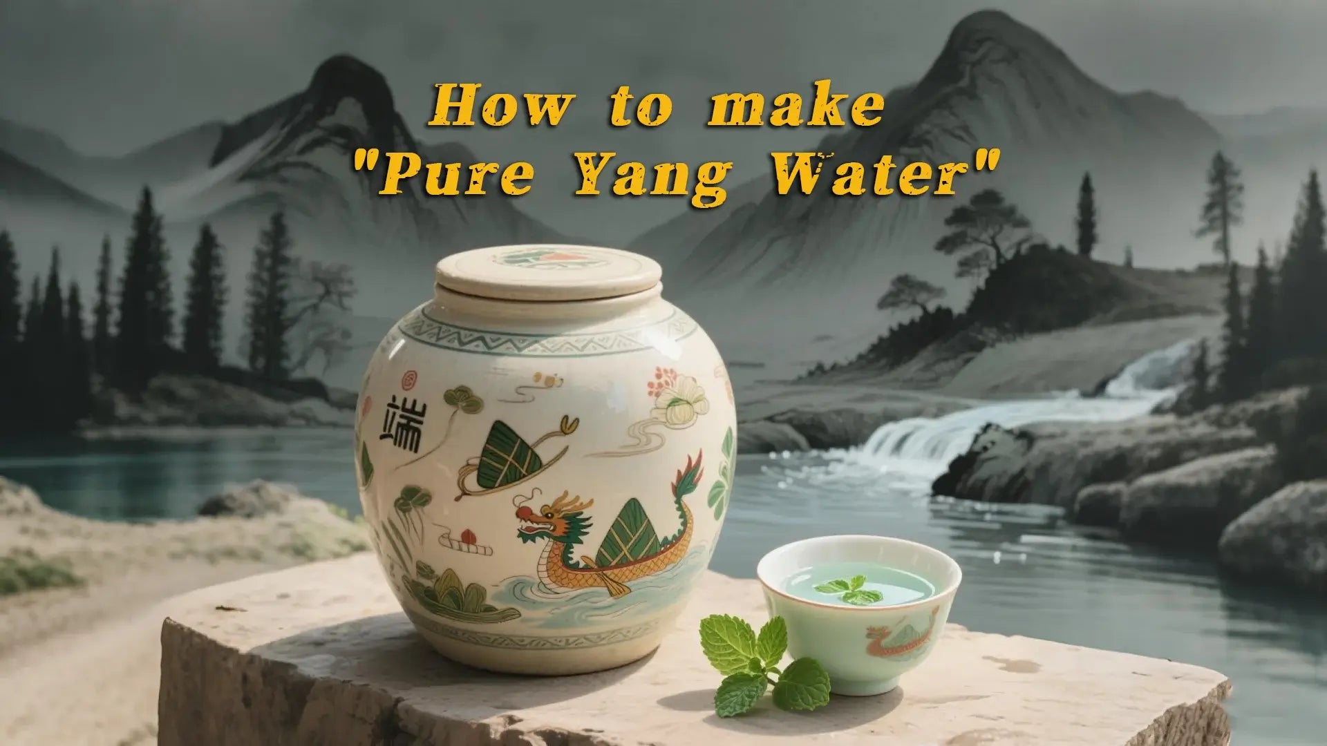 How to make "Pure Yang Water"  in May, if you miss it, you have to wait another year