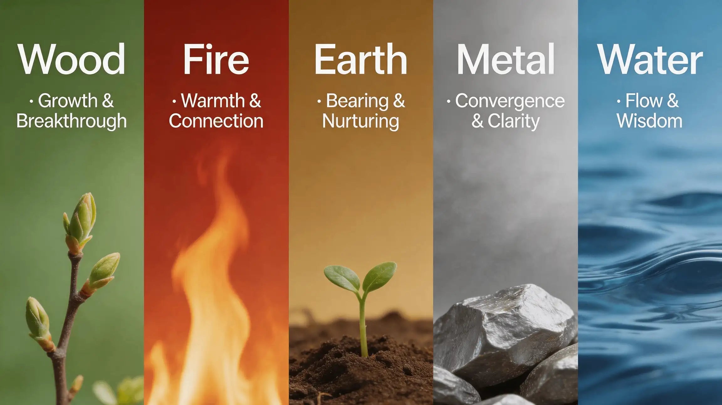 Five Elements Chat: Wood, Fire, Earth, Metal, Water – What's Your Recent Energy?