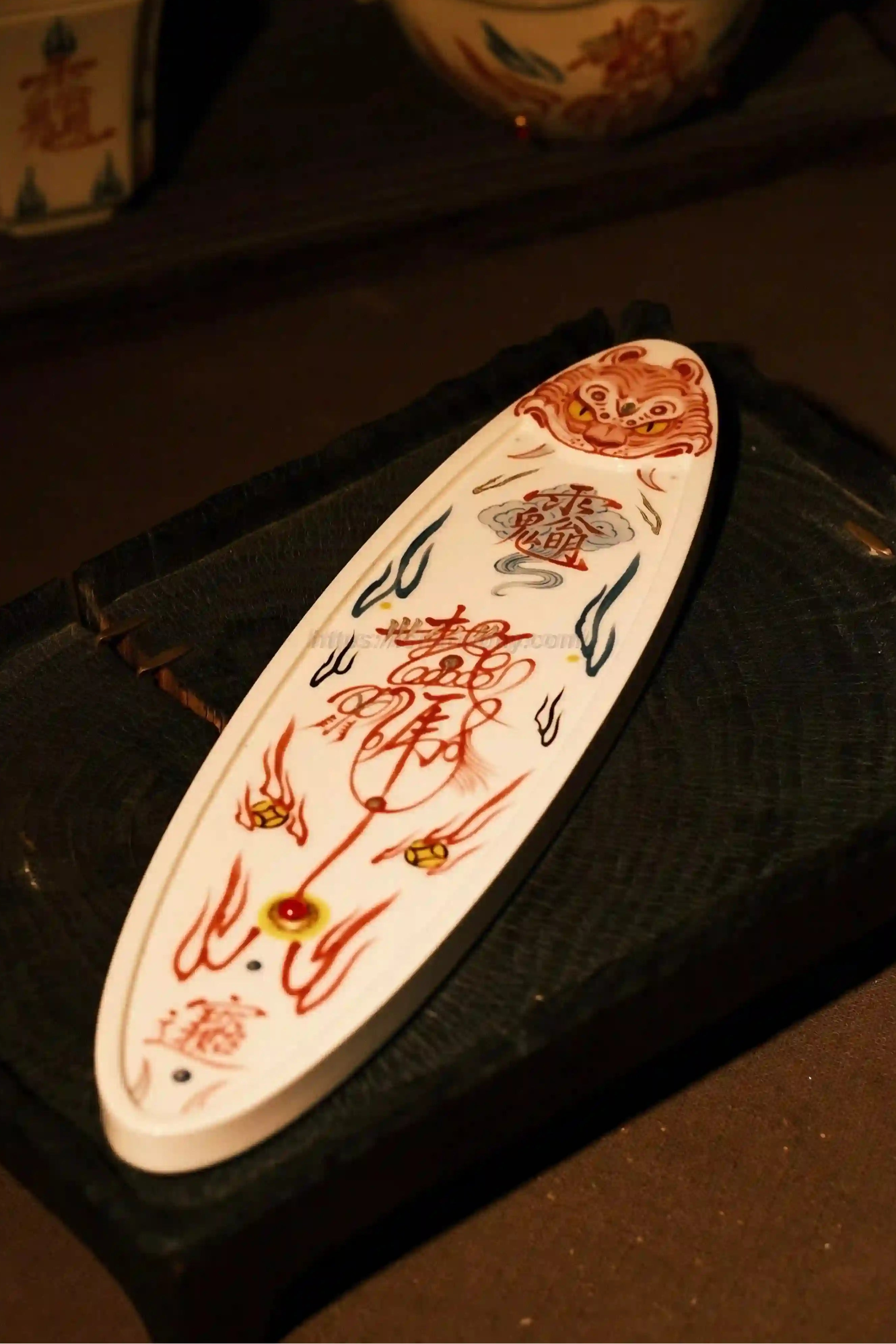 Auspicious Tiger Fortune Talisman Incense Holder — Burn · Bless · Prosper