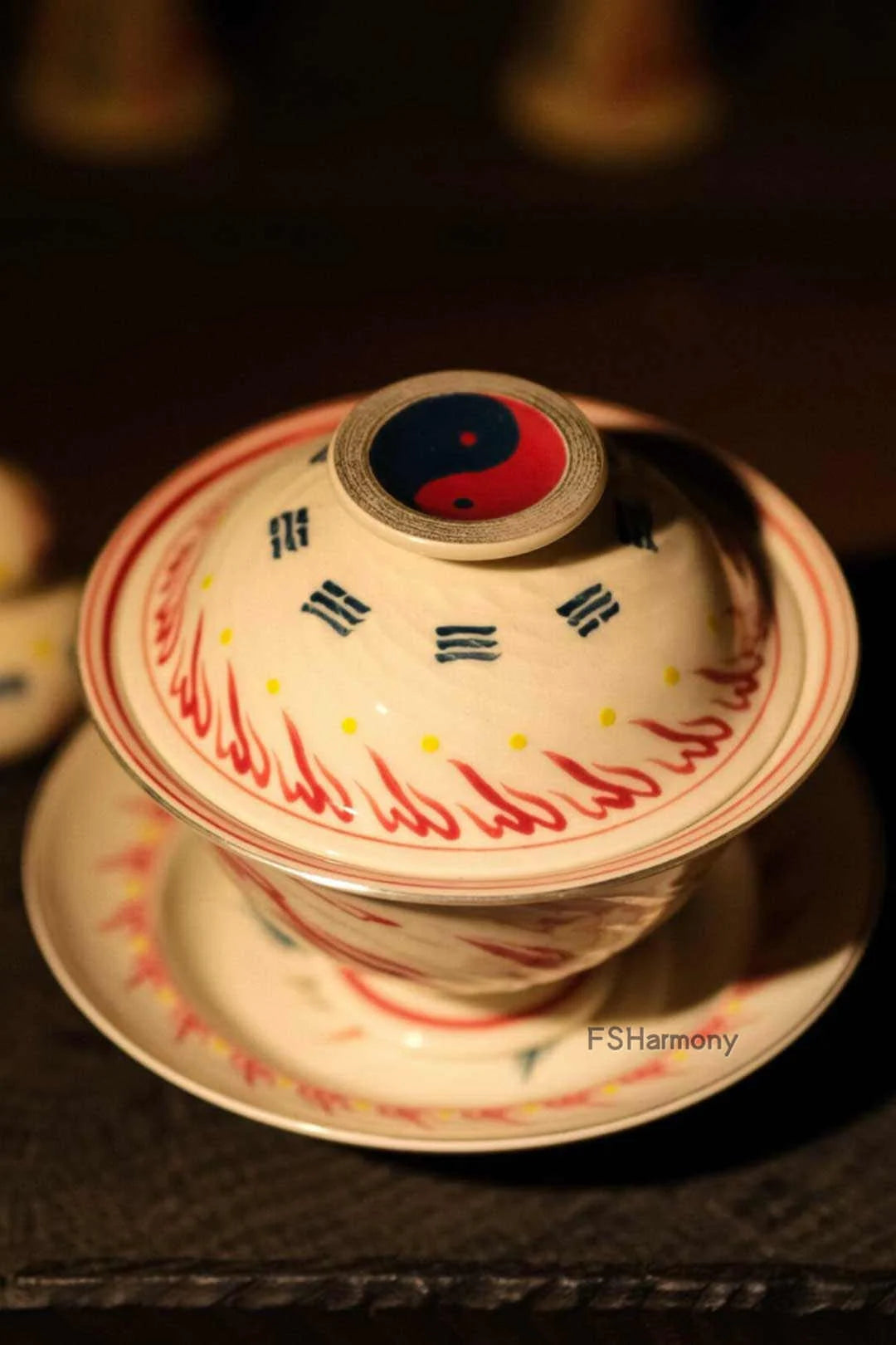 三才离火盖碗，适合喜火人士