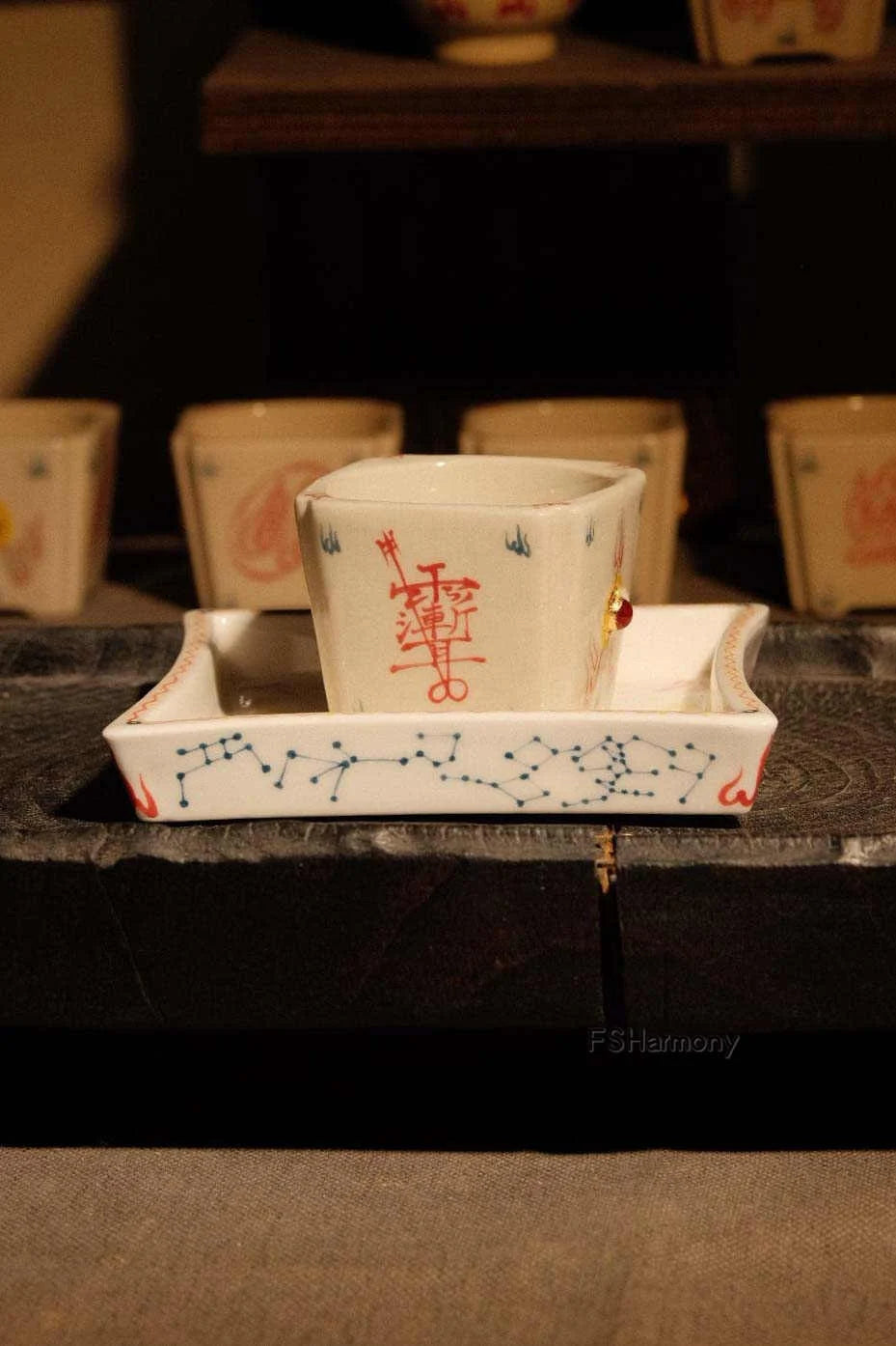 FangYuan One-Sip Cup – Round Sky, Square Earth, Taoist Philosophy