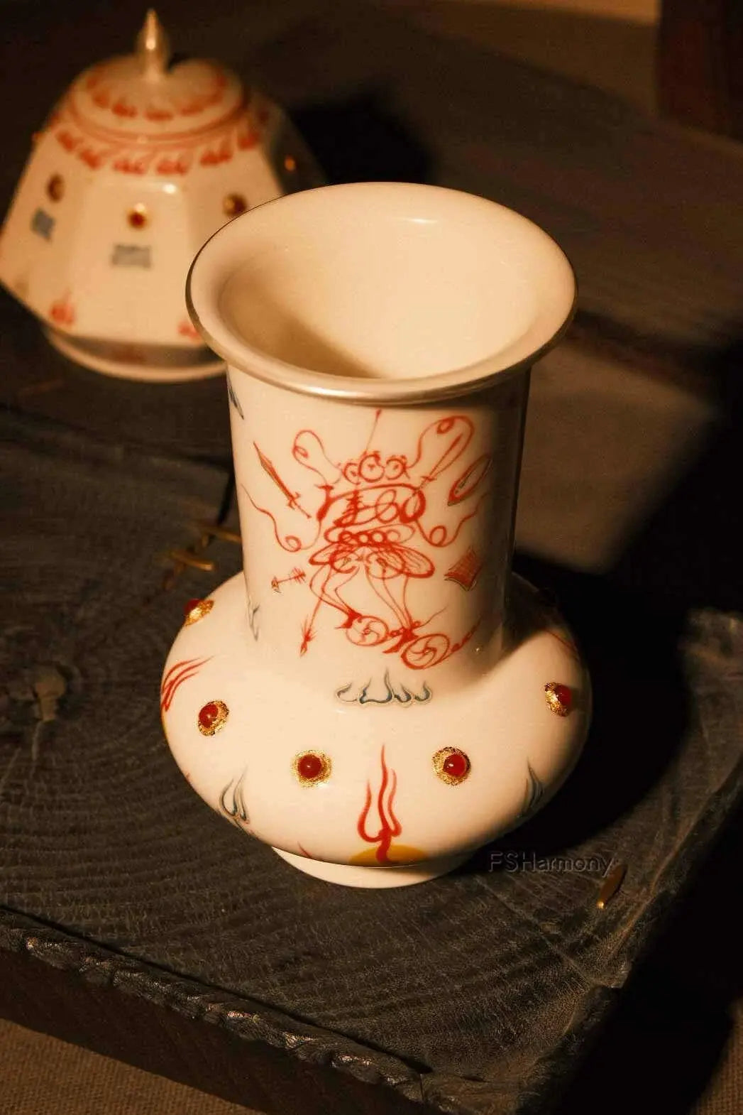 Zhenxing Water Bowl – Taoist Deity Image (4 Styles), Large Capacity