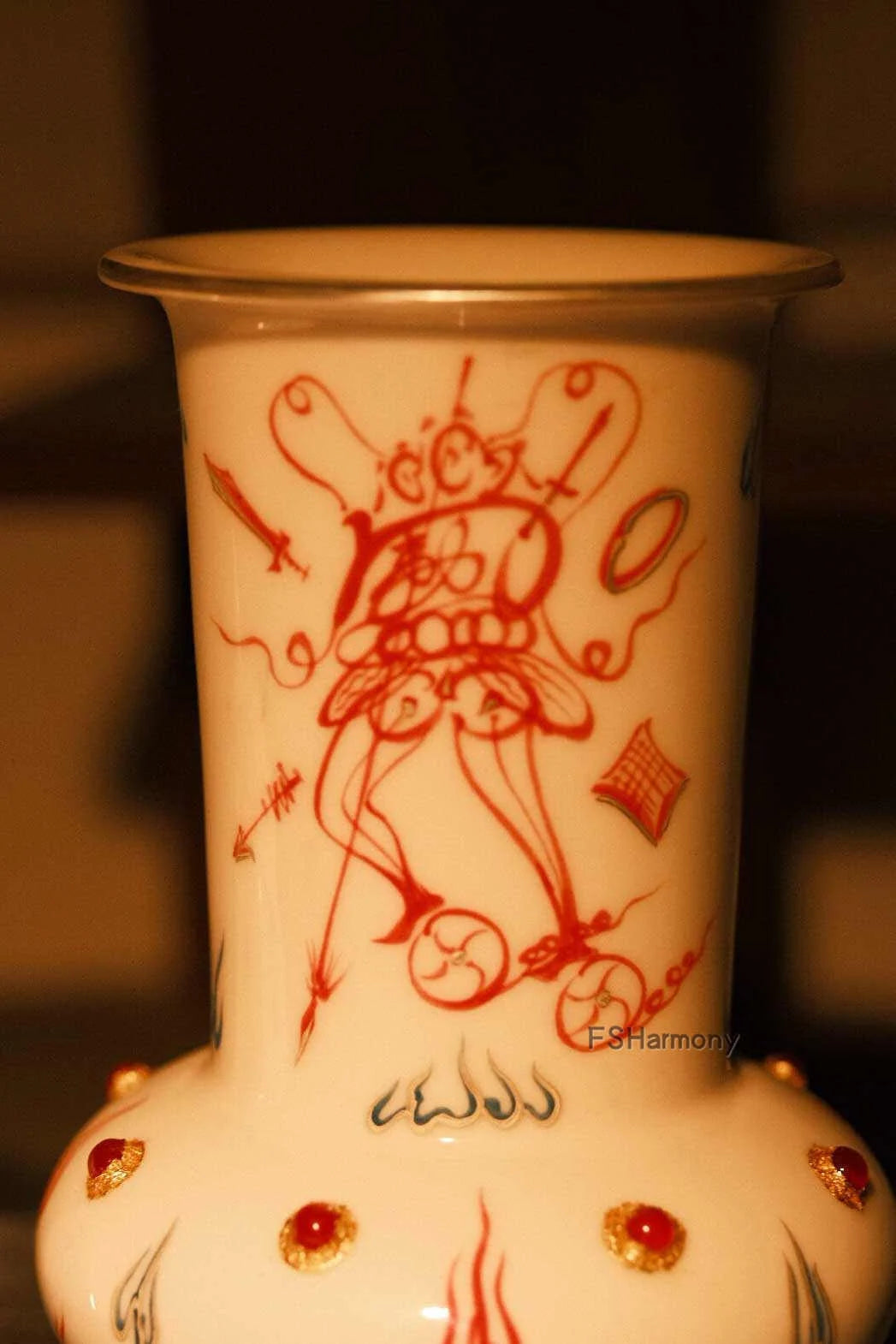 Zhenxing Water Bowl – Taoist Deity Image (4 Styles), Large Capacity