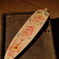 Bamboo Leaf Incense Holder – Zhao Gongming Talisman, Wealth & Growth