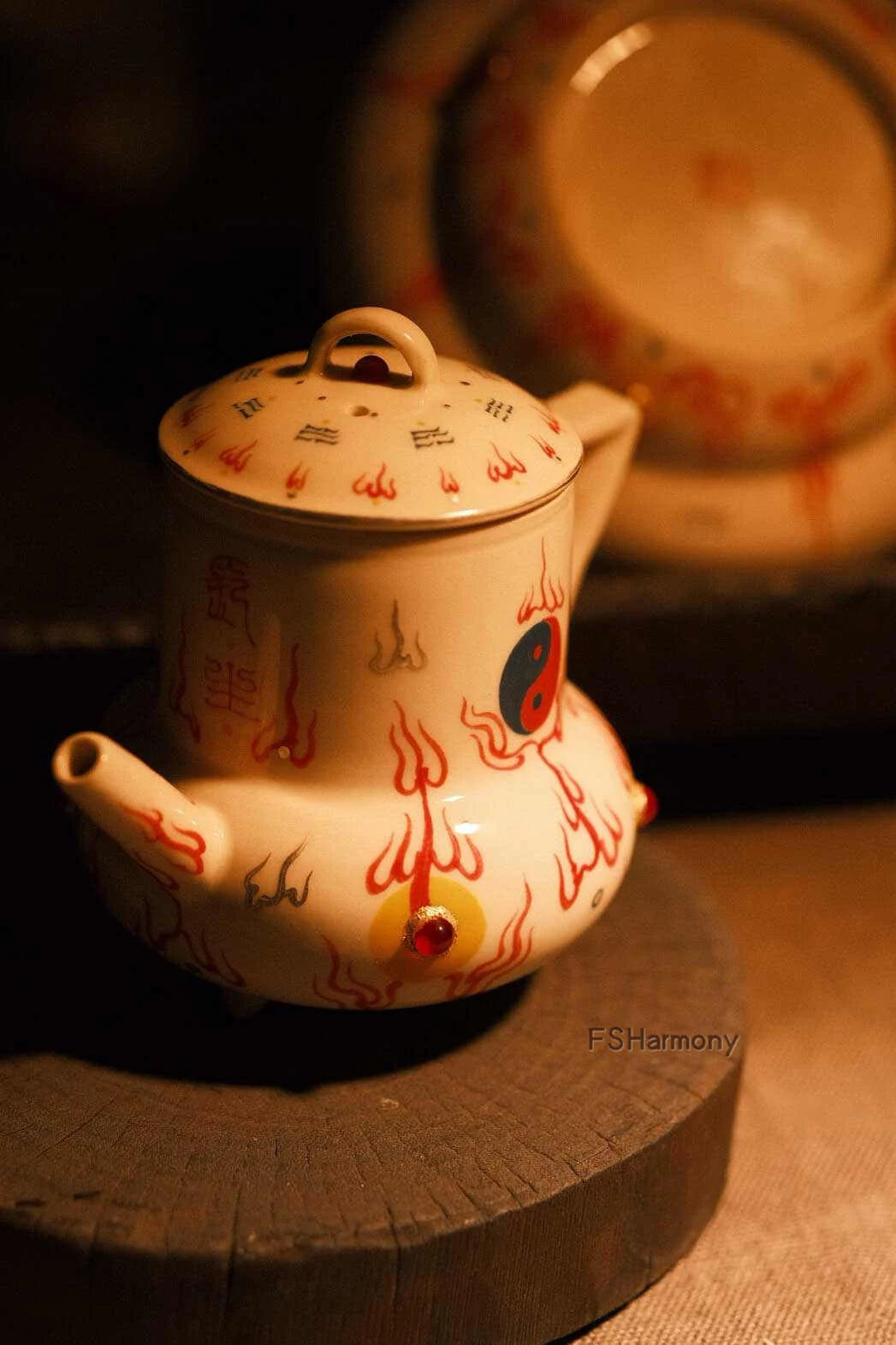 Longevity Teapot – Alchemy Furnace Shape, Taoist Everlasting Life