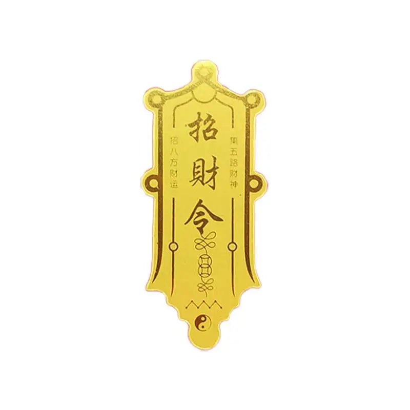 1PC Gold Foil Lucky Cat Mobile Phone Decoration Stickers Lucky Cats DIY Decoration Self-adhesive Patch New Year Sticker