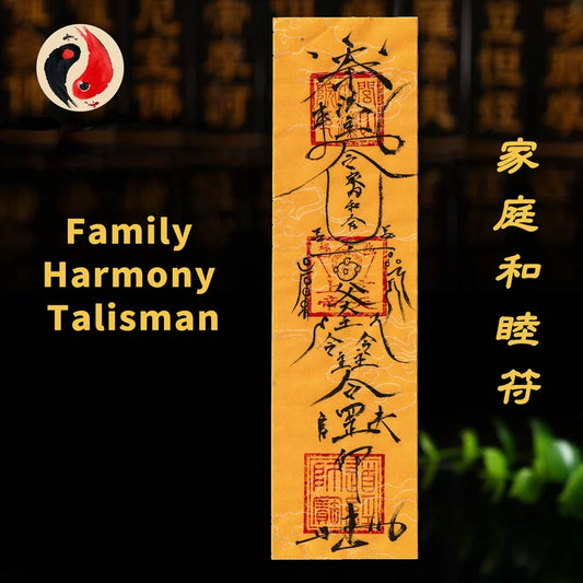 Family Harmony Talisman  Hand-painted Talisman